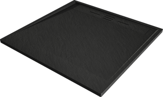 Mexen Amon quadratische Duschwanne SMC 100 x 100 cm, schwarz - 4F701010