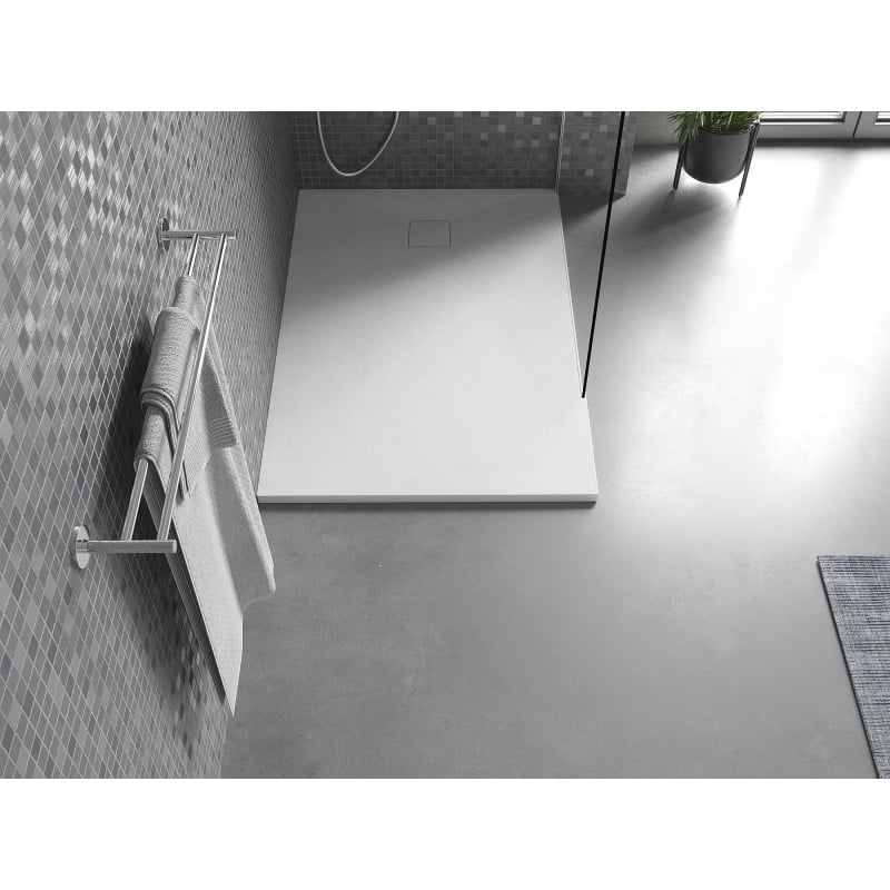 Mexen Bert rechteckige Duschwanne SMC 90 x 80 cm, weiß - 4K108090