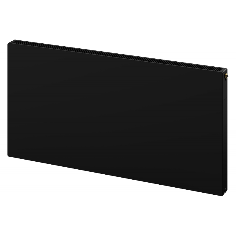 Mexen Flat CCF21 Plattenheizkörper 500 x 2000 mm, mittiger unterer Anschluss, 2016 W, schwarz - W6C21F-050-200-70
