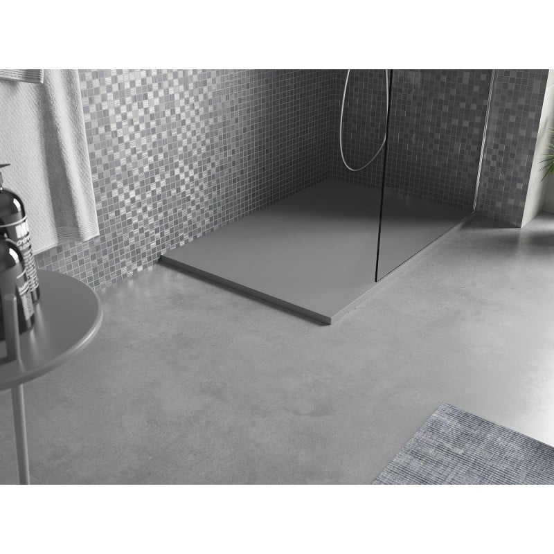 Mexen Bert rechteckige Duschwanne SMC 100 x 80 cm, grau - 4K618010