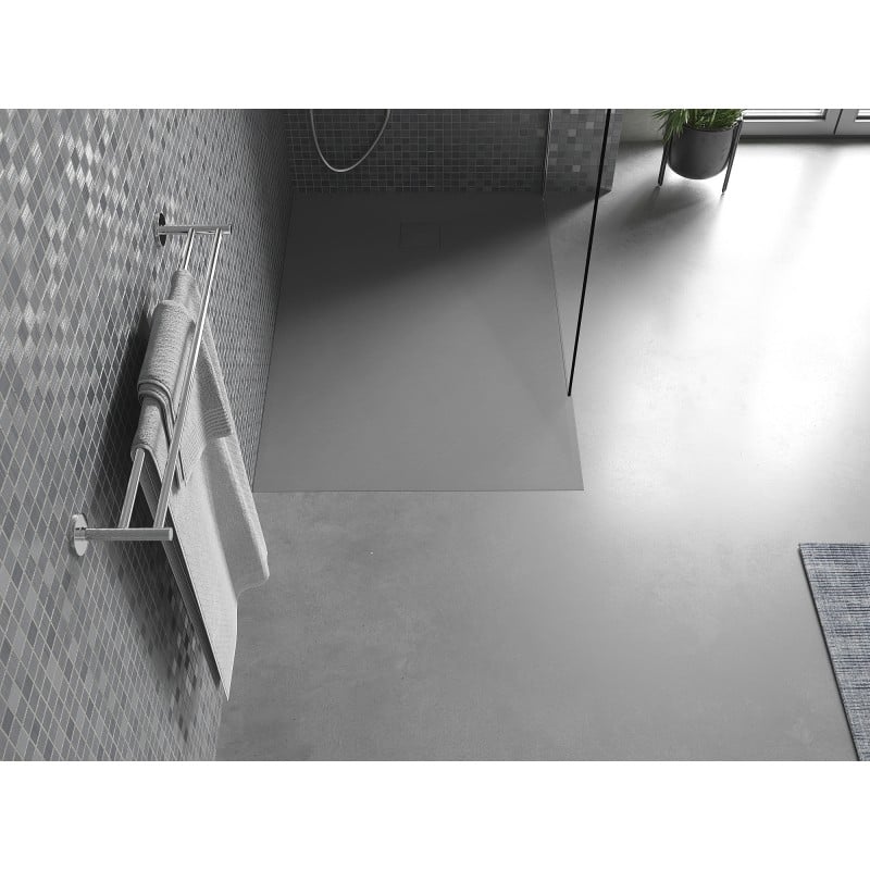 Mexen Bert rechteckige Duschwanne SMC 100 x 80 cm, grau - 4K618010