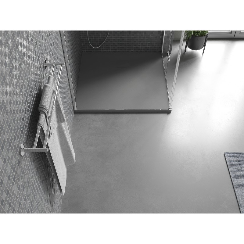 Mexen Bert quadratische Duschwanne SMC 80 x 80 cm, grau - 4K618080