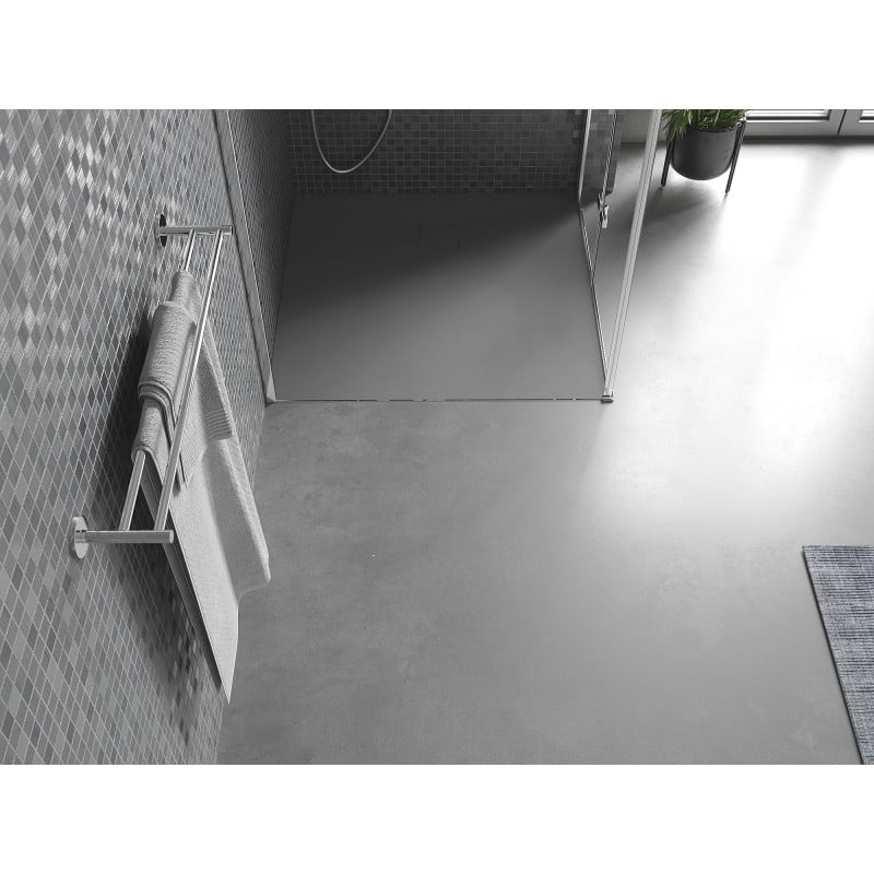 Mexen Bert quadratische Duschwanne SMC 80 x 80 cm, grau - 4K618080