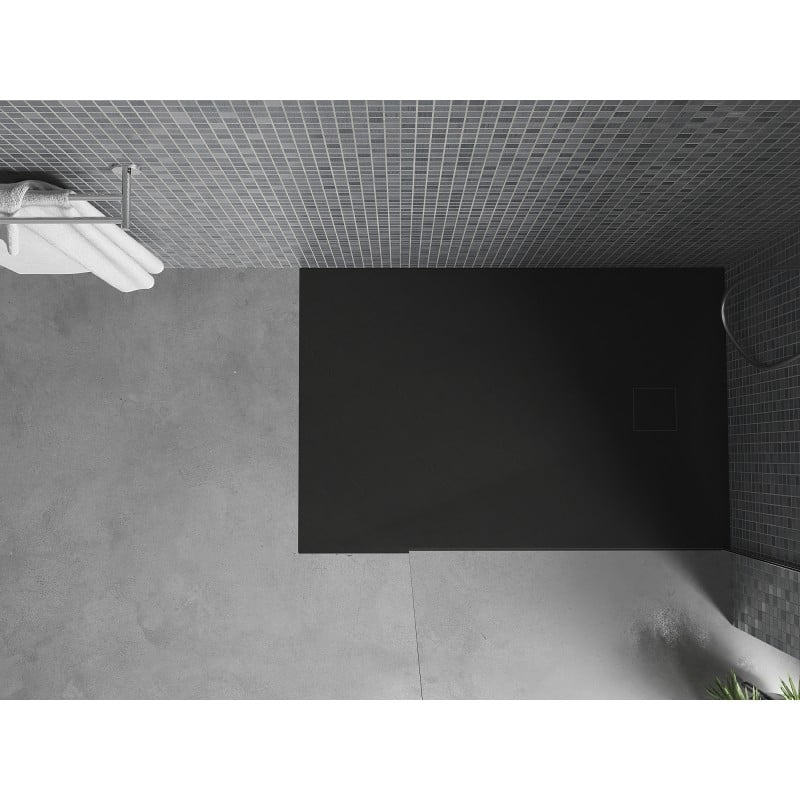 Mexen Bert Duschwanne rechteckig SMC 100 x 70 cm, schwarz - 4K707010