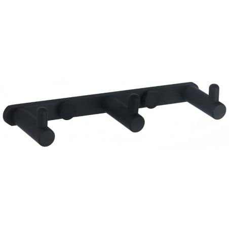 Mexen dreifacher Handtuchhaken, schwarz - 709163-70
