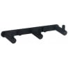 Mexen dreifacher Handtuchhaken, schwarz - 709163-70