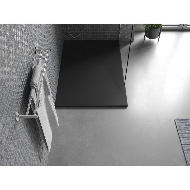 Mexen Bert SMC Duschwanne rechteckig 130 x 80 cm, schwarz - 4K708013