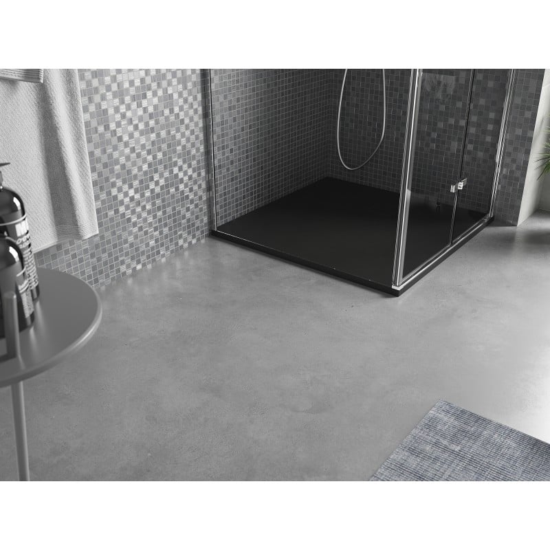 Mexen Bert quadratische Duschwanne SMC 80 x 80 cm, schwarz - 4K708080
