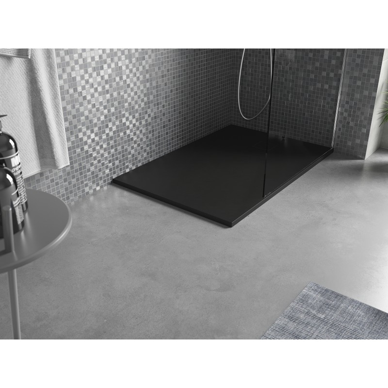 Mexen Bert Duschwanne rechteckig SMC 90 x 80 cm, schwarz - 4K708090