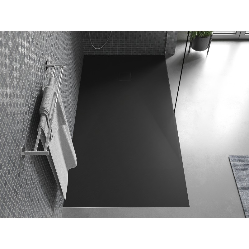 Mexen Bert rechteckige Duschwanne SMC 170 x 90 cm, schwarz - 4K709017