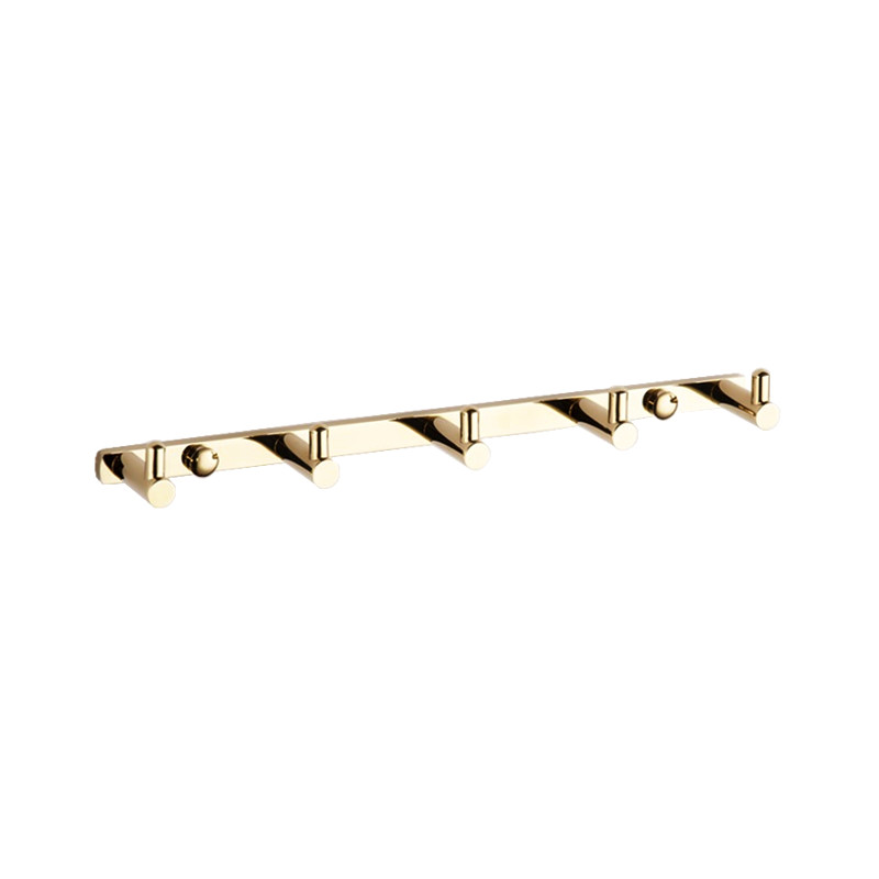 Mexen Handtuchhaken mit fünf Haken, gold - 709165-50