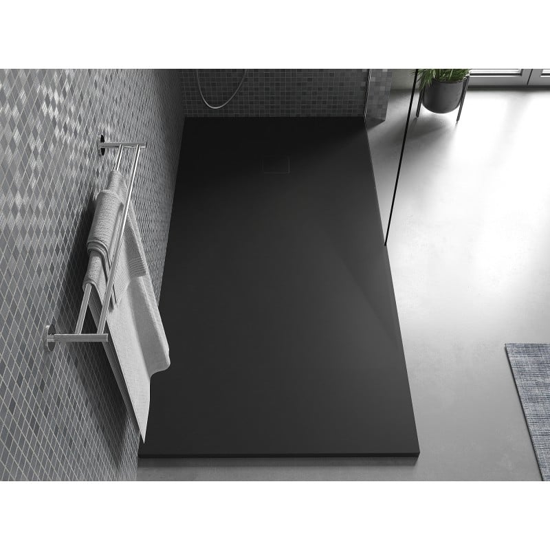 Mexen Bert rechteckige Duschwanne SMC 180 x 90 cm, schwarz - 4K709018