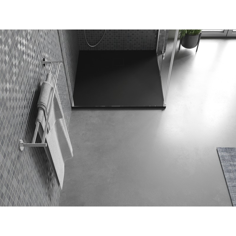 Mexen Bert quadratische Duschwanne SMC 90 x 90 cm, schwarz - 4K709090