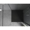 Mexen Bert quadratische Duschwanne SMC 90 x 90 cm, schwarz - 4K709090