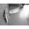 Mexen Bert Duschwanne halbrund SMC 80 x 80 cm, weiß - 4KR108080