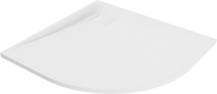Mexen Bert Duschwanne halbkreisförmig SMC 90 x 90 cm, weiß - 4KR109090