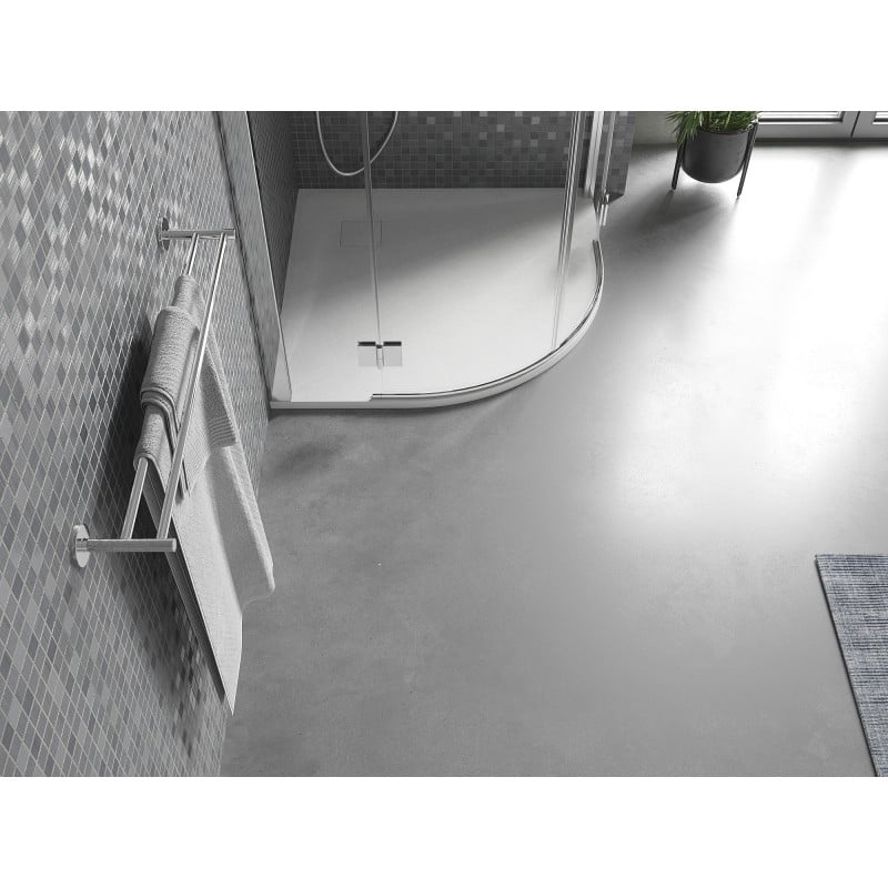 Mexen Bert Duschwanne halbkreisförmig SMC 90 x 90 cm, weiß - 4KR109090