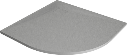 Mexen Bert Halbkreisförmige Dusche SMC 90 x 90 cm, grau - 4KR619090