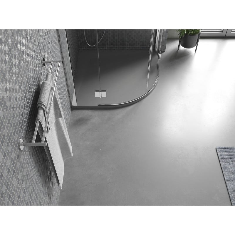 Mexen Bert Halbkreisförmige Dusche SMC 90 x 90 cm, grau - 4KR619090