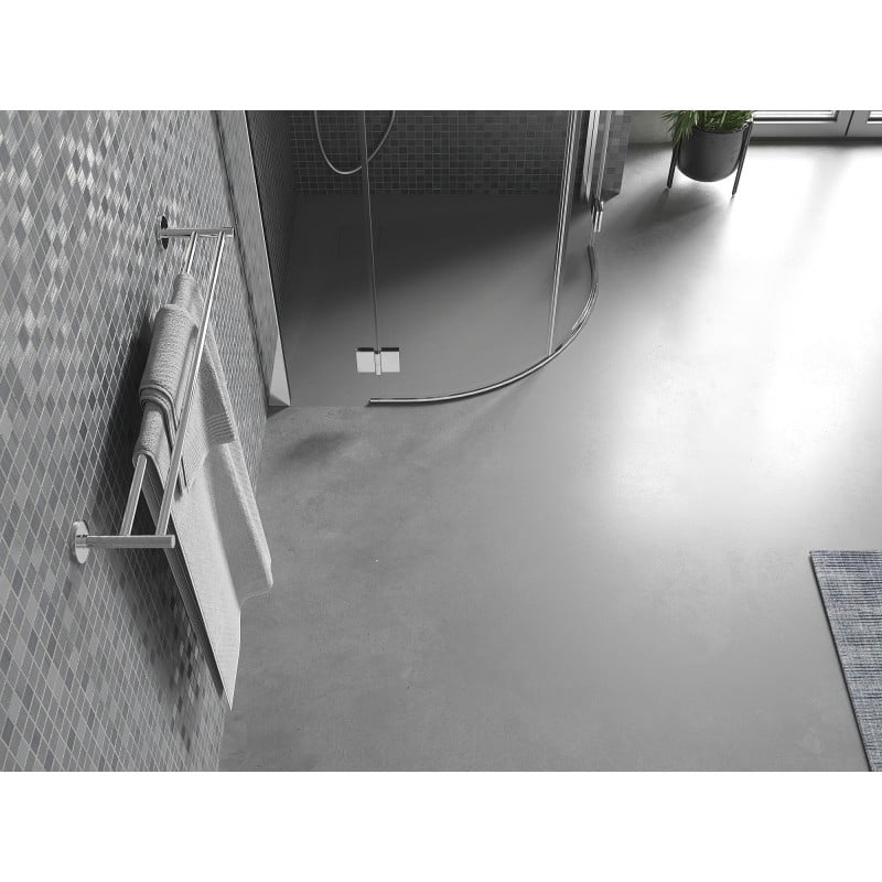 Mexen Bert Halbkreisförmige Dusche SMC 90 x 90 cm, grau - 4KR619090