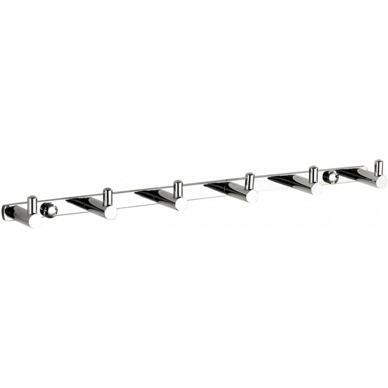Mexen Handtuchhaken mit sechs Halterungen, Chrom - 709166-00
