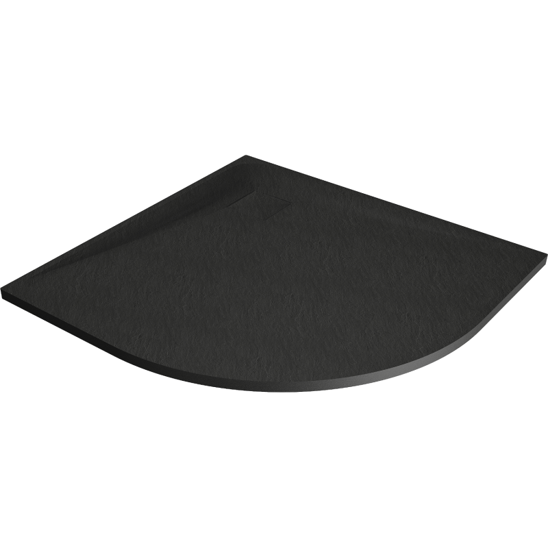 Mexen Bert Halbkreis-Duschwanne SMC 90 x 90 cm, schwarz - 4KR709090