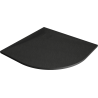 Mexen Bert Halbkreis-Duschwanne SMC 90 x 90 cm, schwarz - 4KR709090
