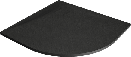 Mexen Bert Halbkreis-Duschwanne SMC 90 x 90 cm, schwarz - 4KR709090
