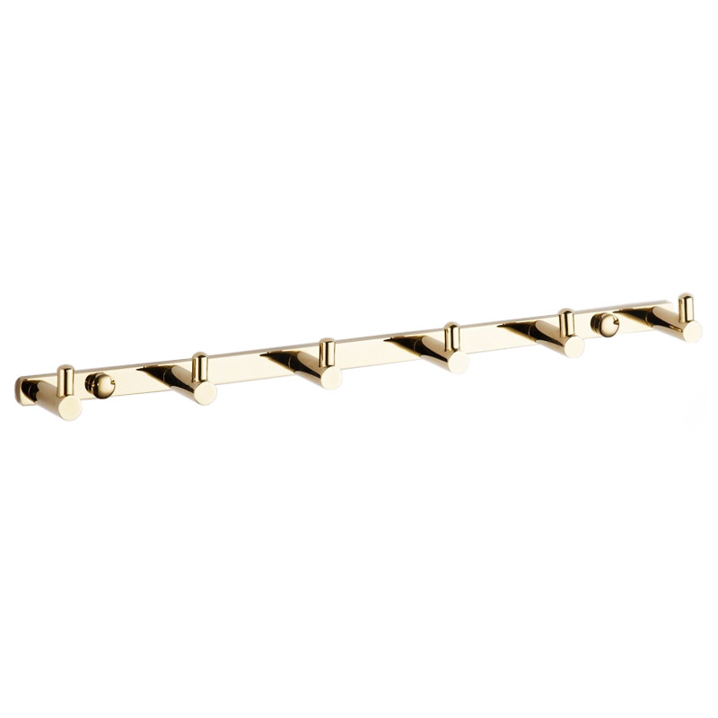 Mexen Handtuchhaken mit sechs Halterungen, gold - 709166-50