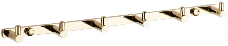 Mexen Handtuchhaken mit sechs Haltern, gold - 709166-50