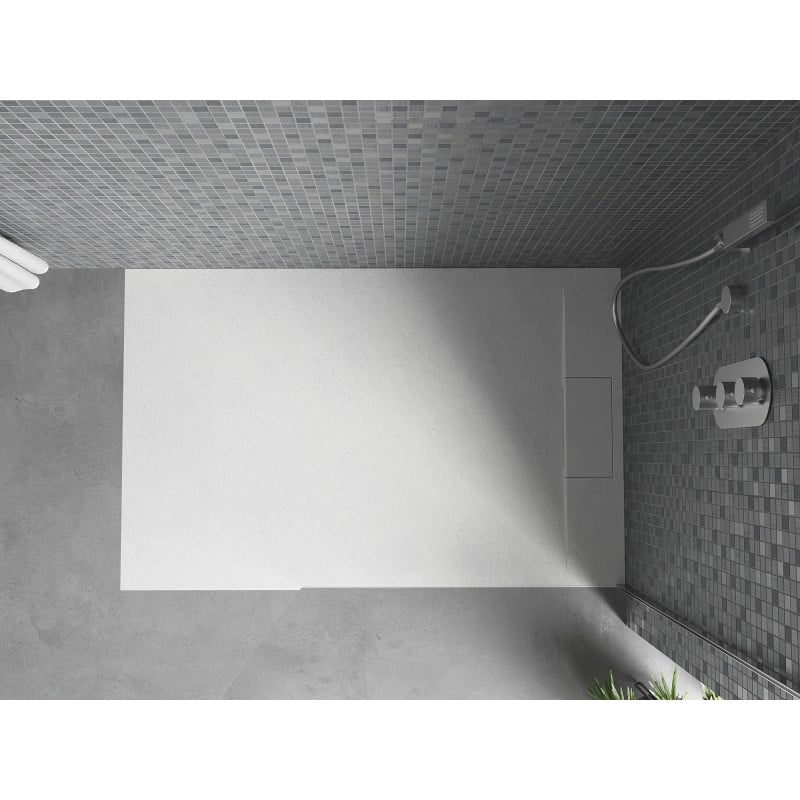 Mexen Otto rechteckige Duschwanne SMC 140 x 70 cm, weiß - 4N107014