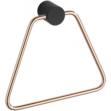 Mexen Aron Handtuchhalter, Schwarz/Roségold - 7088132-67