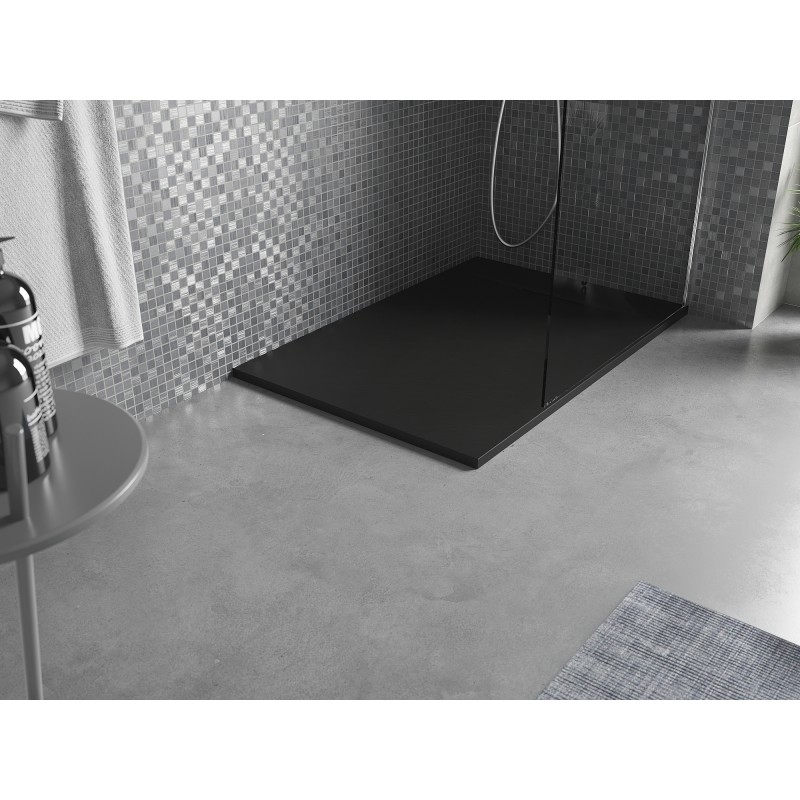 Mexen Otto rechteckige SMC-Duschwanne 110 x 70 cm, schwarz - 4N707011