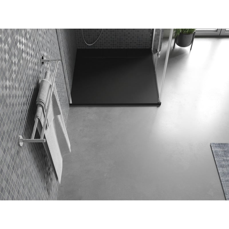 Mexen Otto quadratische Duschwanne SMC 70 x 70 cm, schwarz - 4N707070
