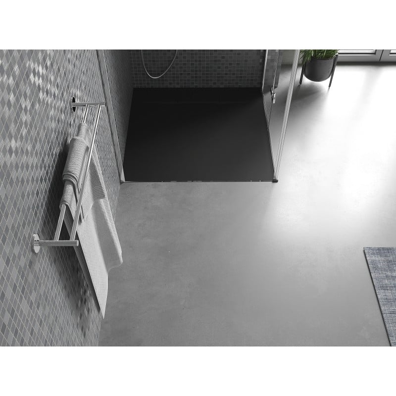Mexen Otto quadratische Duschwanne SMC 70 x 70 cm, schwarz - 4N707070