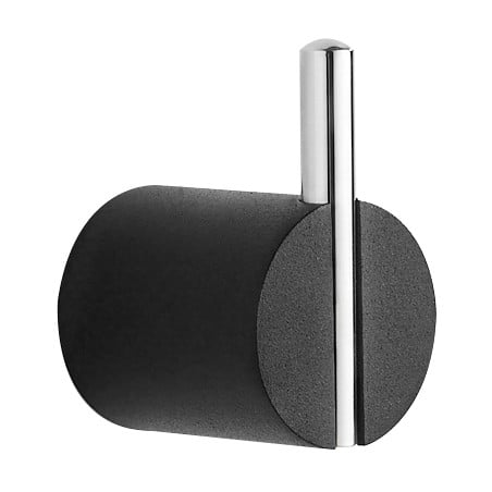 Mexen Aron Handtuchhaken, schwarz/chrom - 7088135-07