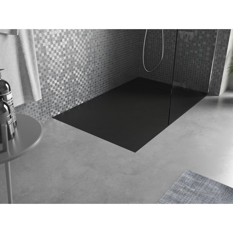 Mexen Otto rechteckige Duschwanne SMC 140 x 80 cm, schwarz - 4N708014
