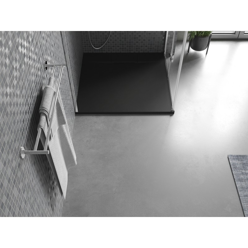 Mexen Otto quadratische Duschwanne SMC 80 x 80 cm, schwarz - 4N708080