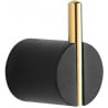 Mexen Aron Handtuchhaken, schwarz/gold - 7088135-57