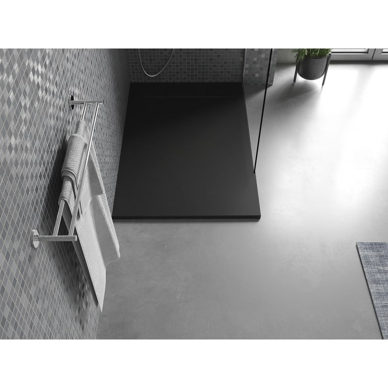 Mexen Otto rechteckige Duschwanne SMC 100 x 90 cm, schwarz - 4N709010