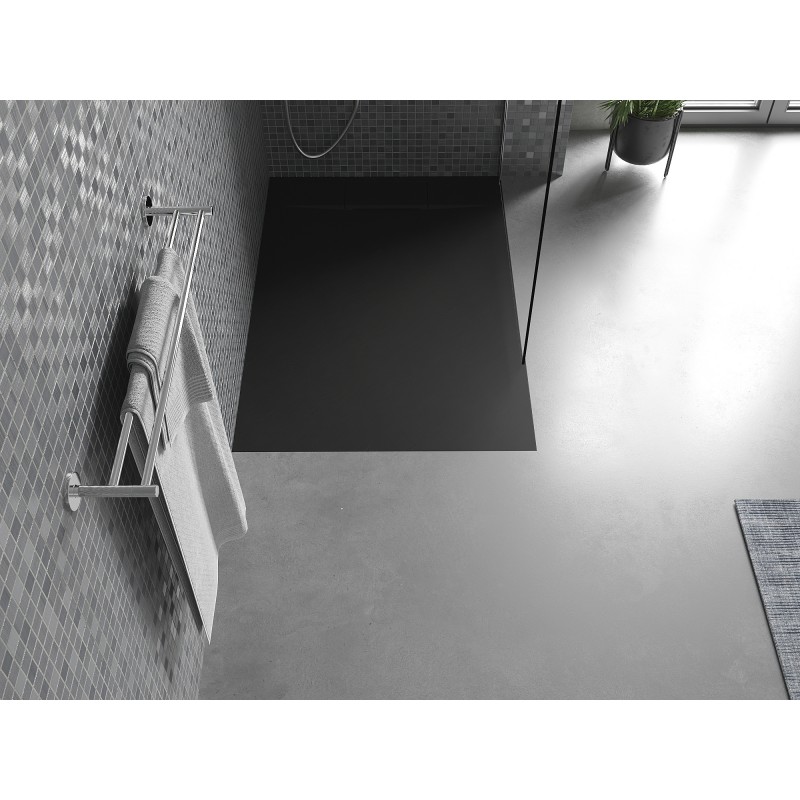 Mexen Otto rechteckige Duschwanne SMC 110 x 90 cm, schwarz - 4N709011