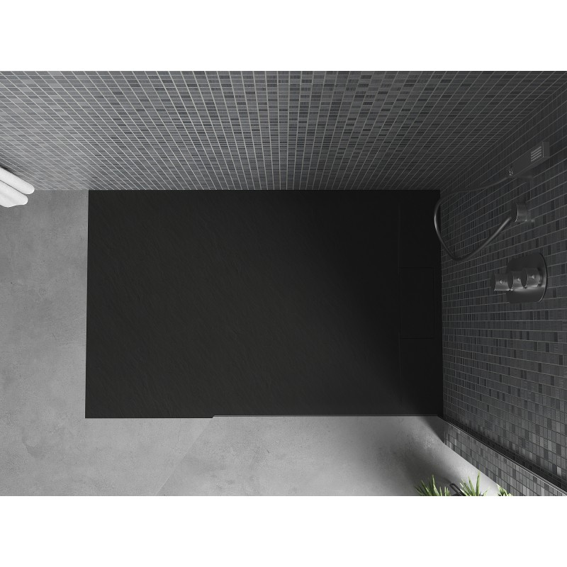 Mexen Otto rechteckige Duschwanne SMC 130 x 90 cm, schwarz - 4N709013