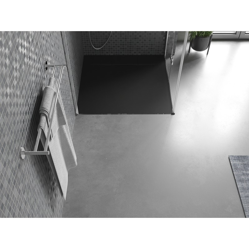 Mexen Otto quadratische Duschwanne SMC 90 x 90 cm, schwarz - 4N709090