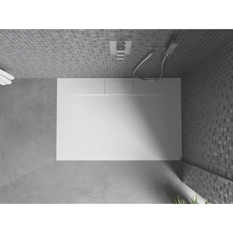 Mexen Egon rechteckige Duschwanne SMC 150 x 80 cm, weiß - 4R108015