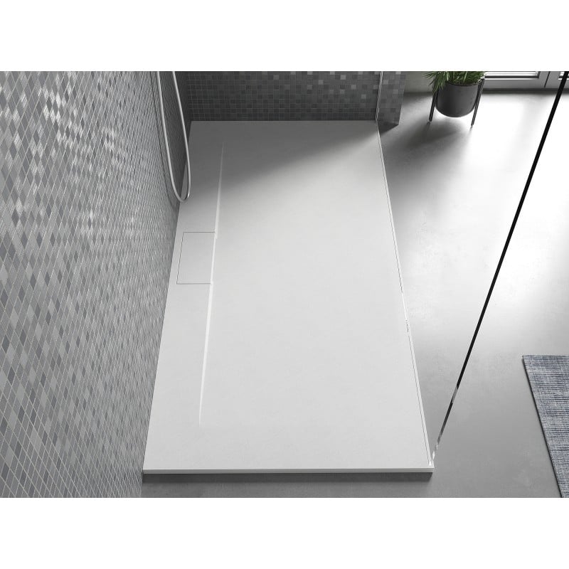 Mexen Egon rechteckige Duschwanne SMC 170 x 80 cm, weiß - 4R108017