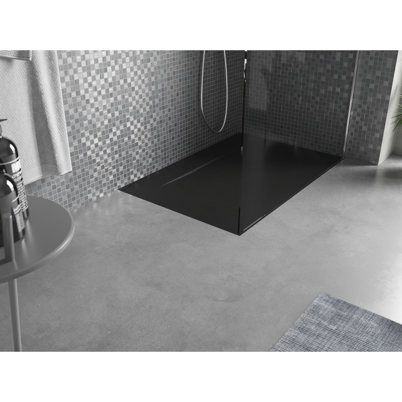 Mexen Egon rechteckige Duschwanne SMC 150 x 80 cm, schwarz - 4R708015
