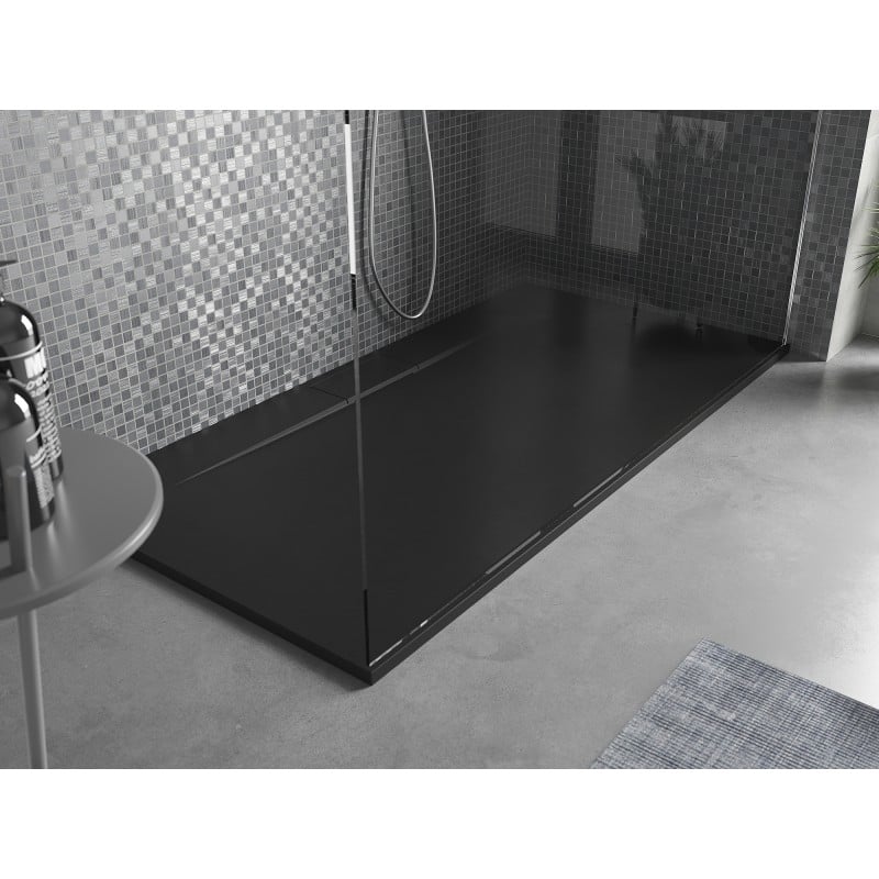 Mexen Egon rechteckige Duschwanne SMC 180 x 80 cm, schwarz - 4R708018