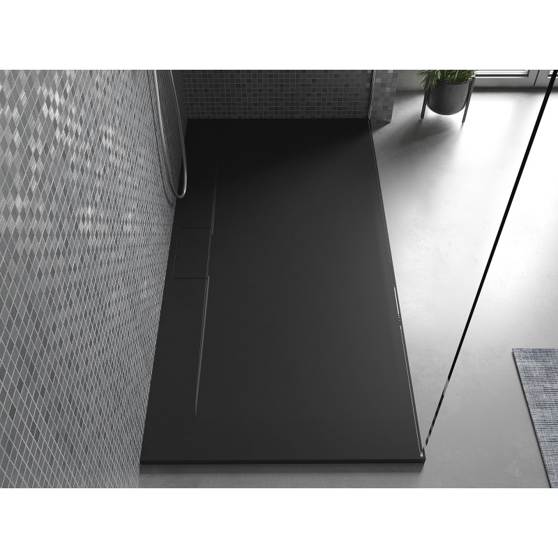 Mexen Egon rechteckige Duschwanne SMC 200 x 80 cm, schwarz - 4R708020