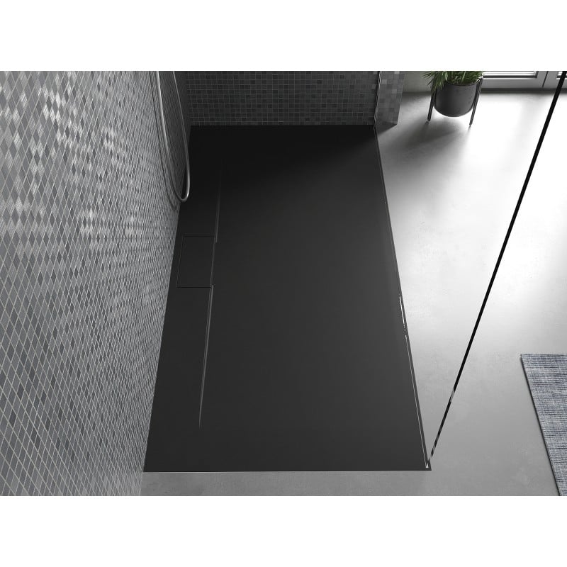 Mexen Egon rechteckige Duschwanne SMC 200 x 80 cm, schwarz - 4R708020