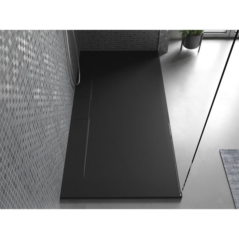 Mexen Egon rechteckige Duschwanne SMC 160 x 90 cm, schwarz - 4R709016